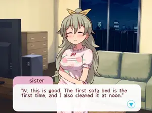 Screenshot Gameplay "Spending a Month with My Sister"